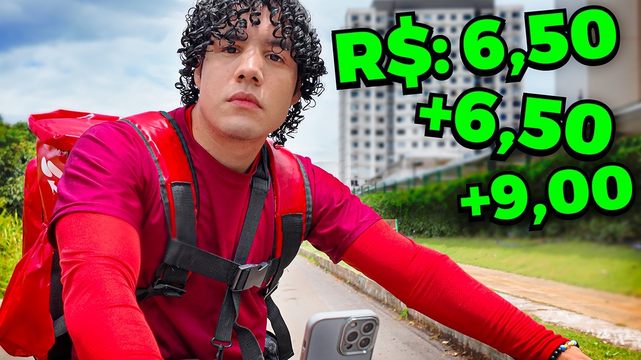 FIZ 6 HORAS NO IFOOD E GANHEI ISSO... (parte 2)