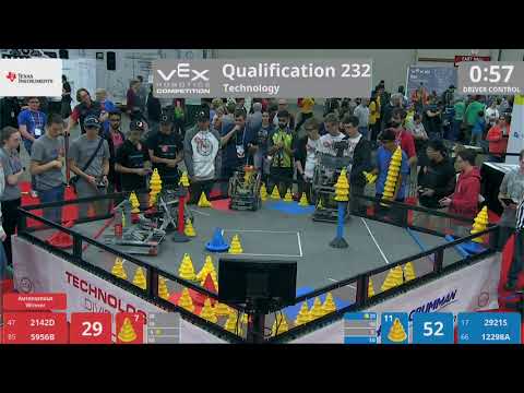 2018 VRC Tech Q232 - 2142D 5956B vs 2921S 12298A - 68 to 118