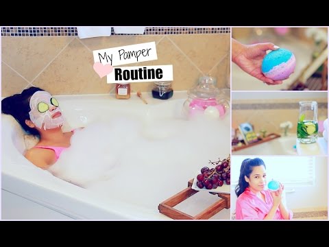 DIY Spa Day - DIY Lush Bath Bomb,  Detox Water -  MissLizHeart Video