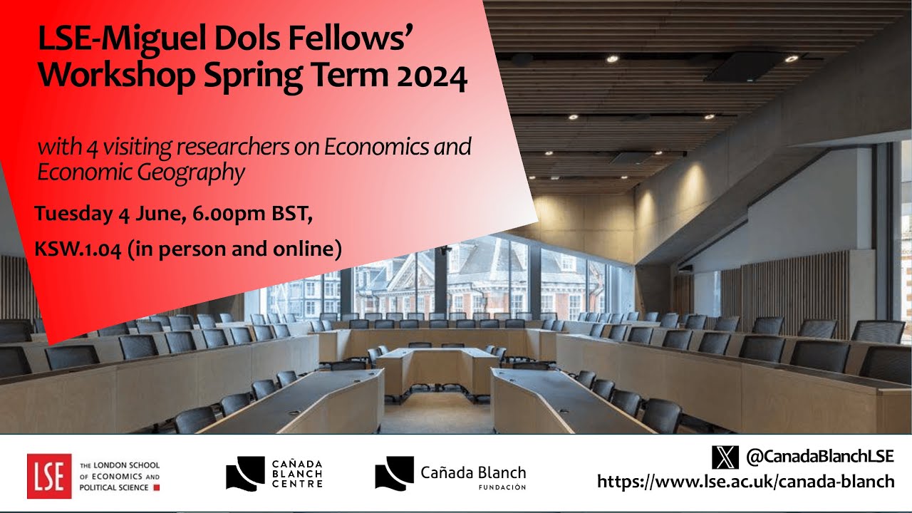 Miguel Dols Fellows' Workshop Spring Term 2023-4