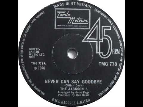 UK New Entry 1971 (128) The Jackson 5 - Never Can Say Goodbye