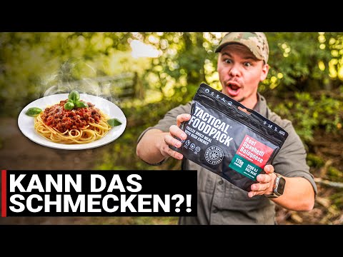 Spaghetti Bolognese aus der Tüte?! - Tactical Food Test
