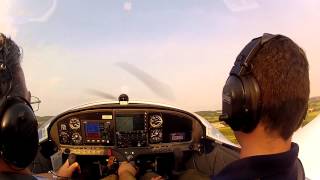 preview picture of video 'Scuola volo Bedizzole - Lezione di decollo con P200'