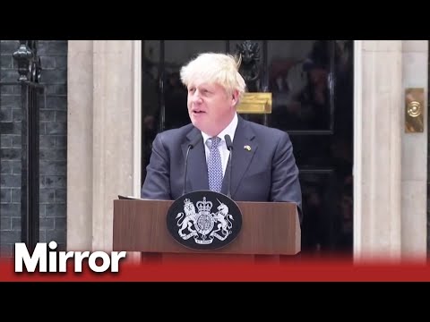 IN FULL: Boris Johnson delivers resignation speech outside 10 Downing Street