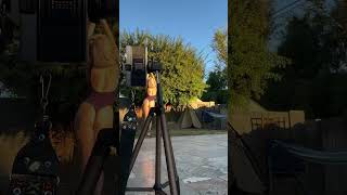 (8) Self portrait photoshoot behind the scenes Lomography purple 35mm film, Double Exposure, Minolta