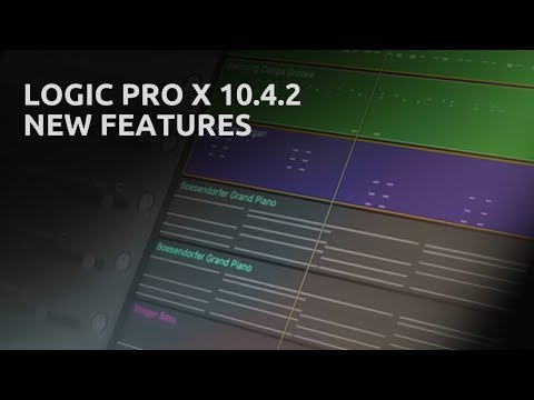 Logic Pro X 10.4.2 Update - New Features