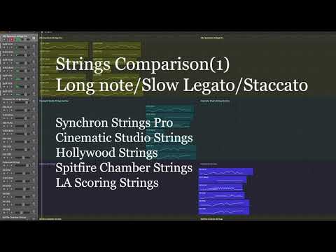 Strings Comparison(1) Long note : Synchron Strings Pro VS