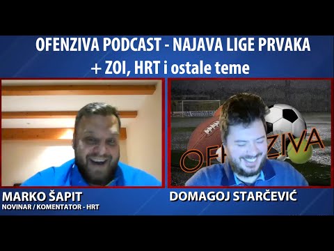 OFENZIVA PODCAST - MARKO ŠAPIT (Najava Lige Prvaka, ZOI i ostale teme)