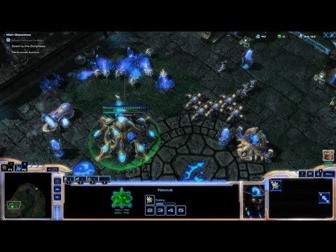 StarCraft: Mass Recall V7.0 Protoss Campaign Mission 1 - First Strike