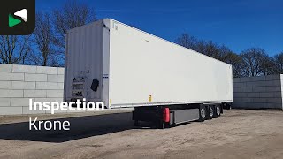 نیمه تریلر محصور شده Krone SD Liftas Roldeur palletkist | تصویر 4 - Autoline