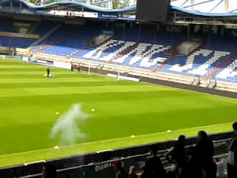 Vuurwerk training Willem II