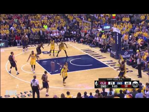 Paul George Defense On LeBron James, March 20, Playoffs 2017, R1G3