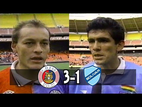CD FAS [3/ES] vs. Bolivar [1/Bolivia] -4.23.1995- Amistoso [Resumen]