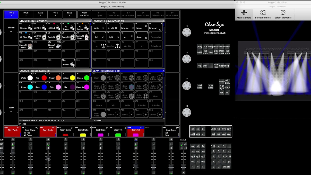 MagicQ New features in v 1.8.2.0