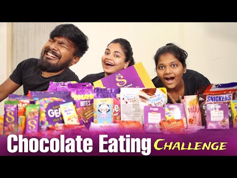 CHOCOLATES EATING CHALLENGE 😂 Epic dessert eating Race 🔥