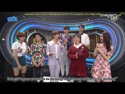 [ENGSUB] 20160821 Inkigayo - V.O.I Leesanim Interview - VIXX Ken (with Onew, Sandeul, Taeil)