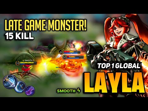 Layla Late Game Monster [ Layla Best Build Top 1 Global ] By sᴍᴏᴏᴛʜ ϟ - Mobile Legends