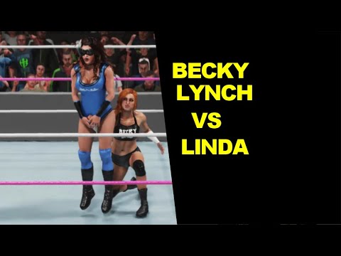 WWE 2K19 Becky Lynch vs Linda - Knockout Match