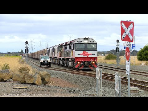 SCT 6PM9 Mixed Freight Train - Boxcars / Containers / Steel (19/2/2025) - PoathTV Australian Railway