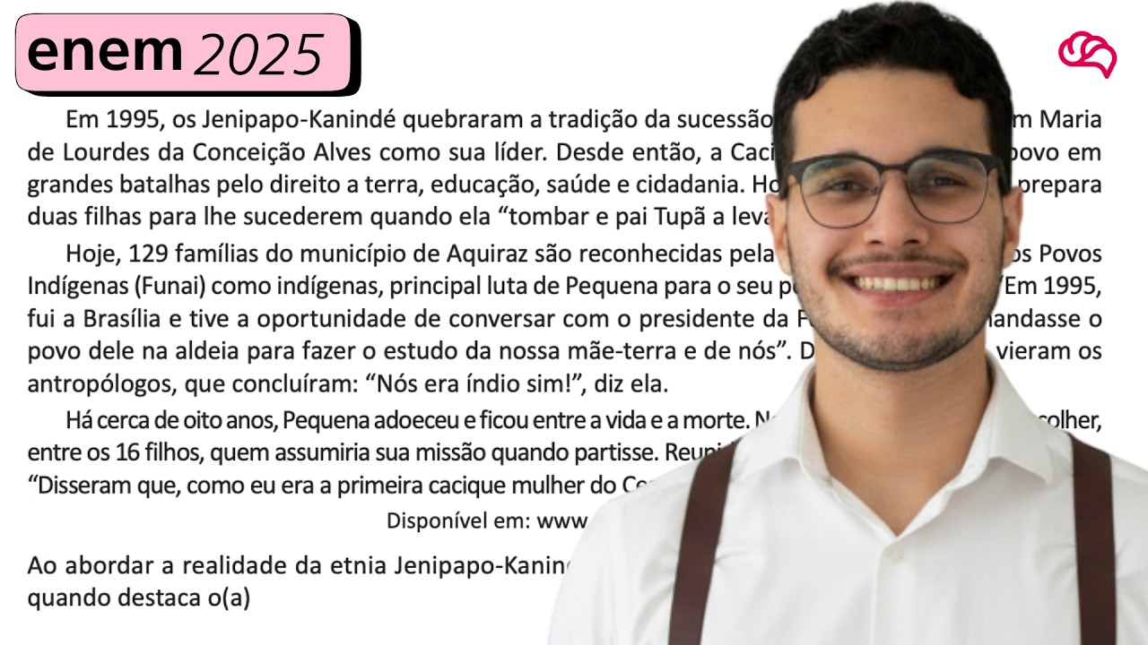 Resolução em Vídeo — Questão 43 ENEM 2025
