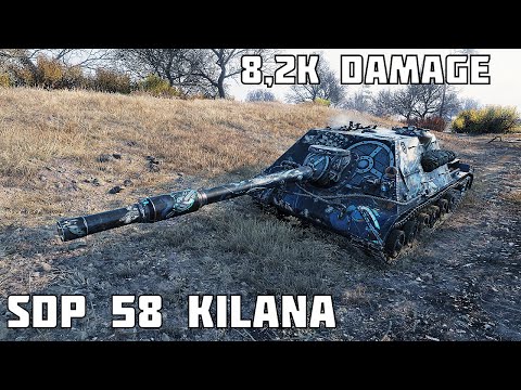 SDP 58 Kilana • 8,2K DAMAGE 6 KILLS • World of Tanks
