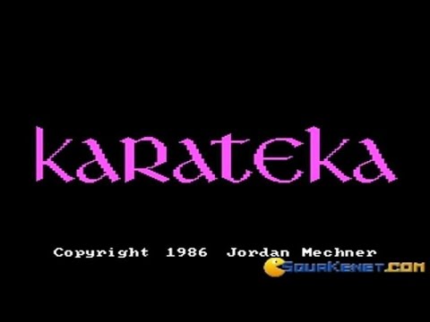 Karateka gameplay (PC Game, 1984) - YouTube