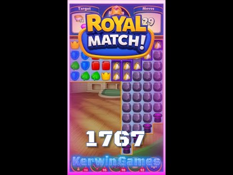 Royal Match Level 1767 - No Boosters Gameplay