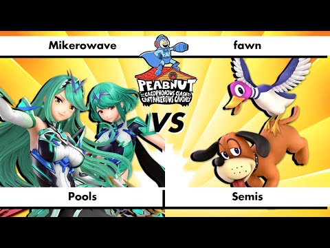 Peabnut C.C.C.C. - Pools Winners Semi Final - Mikerowave (Pyra/Mythra) vs fawn (Duck Hunt)