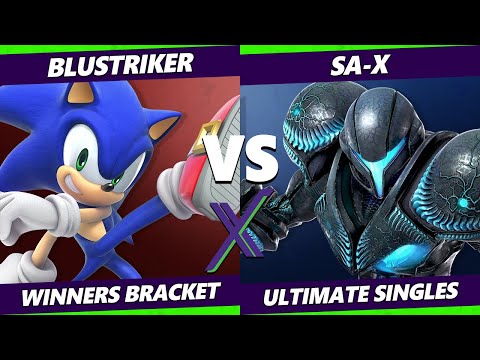 S@X 412 Winners Bracket - BluStriker (Sonic) Vs. SA-X (Dark Samus) Smash Ultimate - SSBU