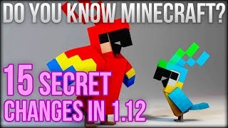 15 Secret Changes In Minecraft 1.12 - Do You Know Minecraft?