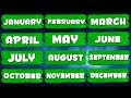 Months Of The Year Learning Video For Kids Nursery Rhymes For Children By Baby Box
