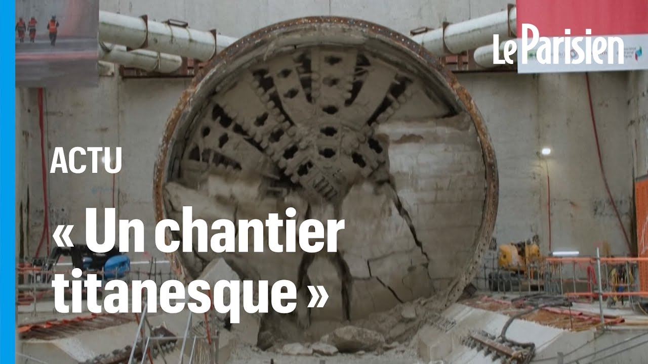 Grand Paris : le tunnel de la ligne 15 Sud est creusé