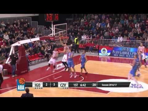 Marvelous play by Stefan Jović (Igokea - Crvena zvezda mts, 21.1.2017)