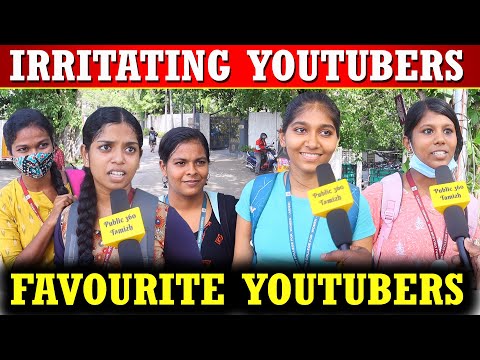 Favourite Tamil Youtube Channel 2022 | Public Opinion | Ram with Jaanu, Twin Throttlers,