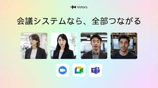 Votars：どこでも、何語でも使える信頼の会議記録アシスタント。