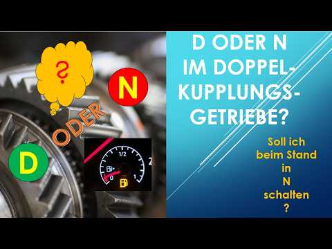 D or N in the dual-clutch transmission? Increased fuel consumption? #dkg #dsg #volkswagen #kfzmei...
