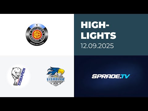 September 12, 2025 - Highlights - Hammer Eisbären vs. Eisadler Dortmund