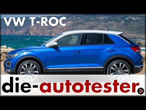 Volkswagen VW T-ROC 2.0 TSI 2017 - Driving report on the new VW SUV | Test | Review | German