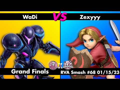 RVA Smash #68: WaDi (R.O.B./Dark Samus) vs Zexyyy (Young Link) - GRAND FINALS - Smash Ultimate SSBU
