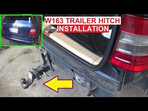 Trailer Hitch Install on Mercedes W163 ML320 ML430 ML230 ML270 ML350 ML400 ML500