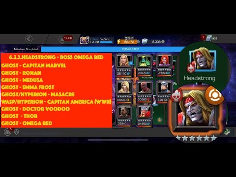 Act 6.2.3 Headstrong - Boss Omega RED - MCOC Marvel Contest of Champions