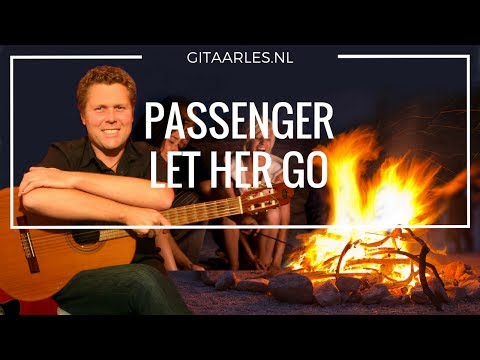 Passenger - Let Her Go akkoorden op gitaar leren spelen gitaarles