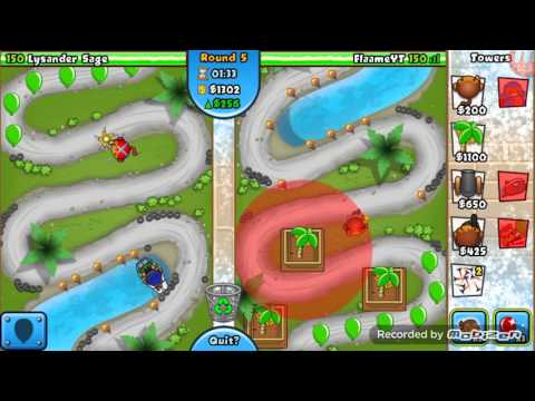 Bloons TD Battles - GET A PRO WIN - LOSS RATIO #2 - FACING A GOOD PLAYER