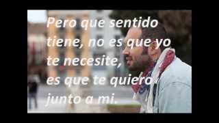 No te necesito - Santiago Cruz (Letra-Lyrics)