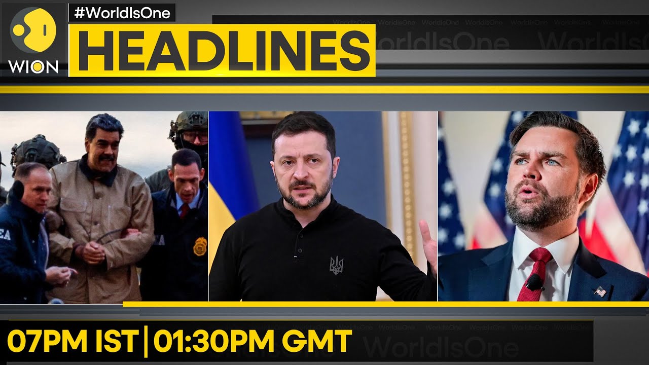 Maduro Arrives at New York Court | Reports: Attack on US Vice President's House | WION HEADLINES