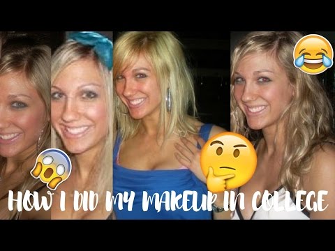 HOW I DID MY MAKEUP IN COLLEGE ︱THROWBACK PHOTOS Video