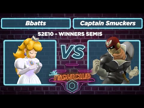 The Nightclub S2E10: Captain Smuckers (Falcon) vs Bbatts (Peach) - Winners Semis SSBM