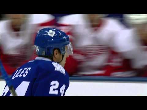 Wings @ Leafs - John Michael Liles Scores - 111001