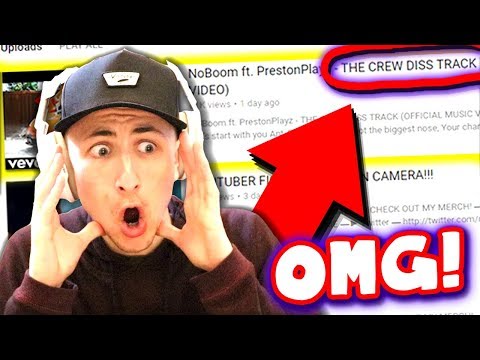 REACTING TO A DISS TRACK ON THE CREW!!! *I CAN'T BELIEVE THIS*