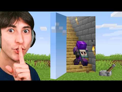 I Cheated with a 100% Invisible Base in Minecraft